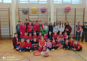 Klasa 8b i 1b.