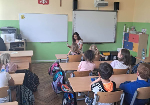 Dzień głośnego czytania w klasie 2a.