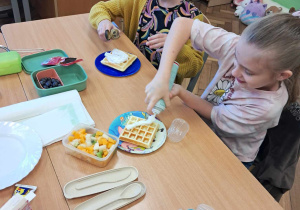 Przygotowywanie gofrów