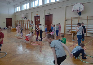 Zajęcia sportowe z mamą ucznia