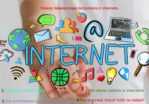 Plakat ucznia klasy 7a.