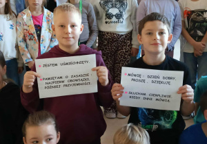 Kodeks dobrego słowa klasy 4b.