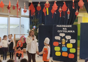 Pasowanie na czytelnika.