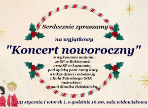 Zaproszenie na "Koncert noworoczny"