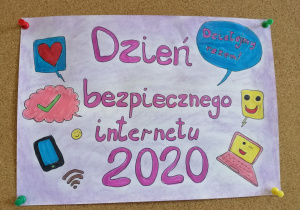 Plakat wykonany przez uczniów.