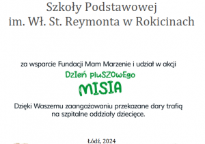 Podziękowania.