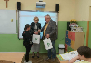 Wręczenie nagrody.
