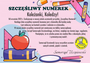 Plakat - szczesliwy numerek