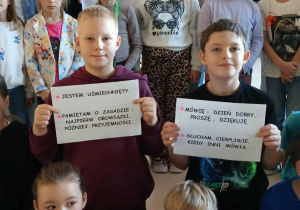 Kodeks dobrego słowa klasy 4b.