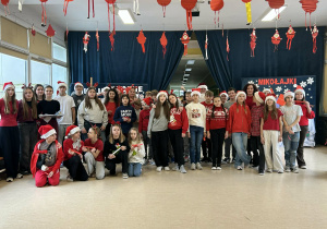 Klasy 5 z mikołajem