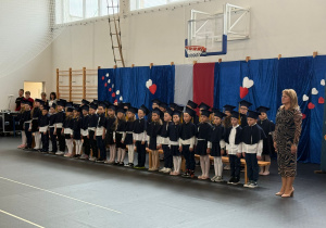 Uczniowie klas pierwszych