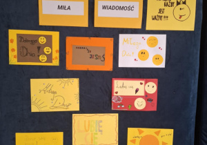 Słoneczna karteczka.